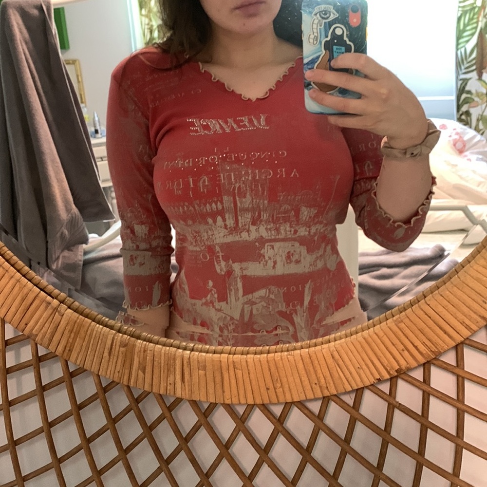 Cactus USA Long Sleeve V Neck